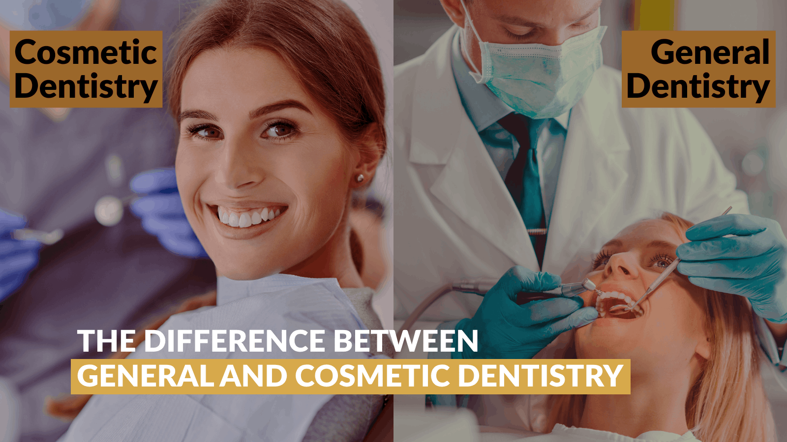 The Difference Between General and Cosmetic Dentistry